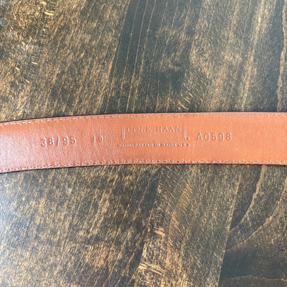 Vintage Cole Haan Leather Belt - Picture 8 of 9